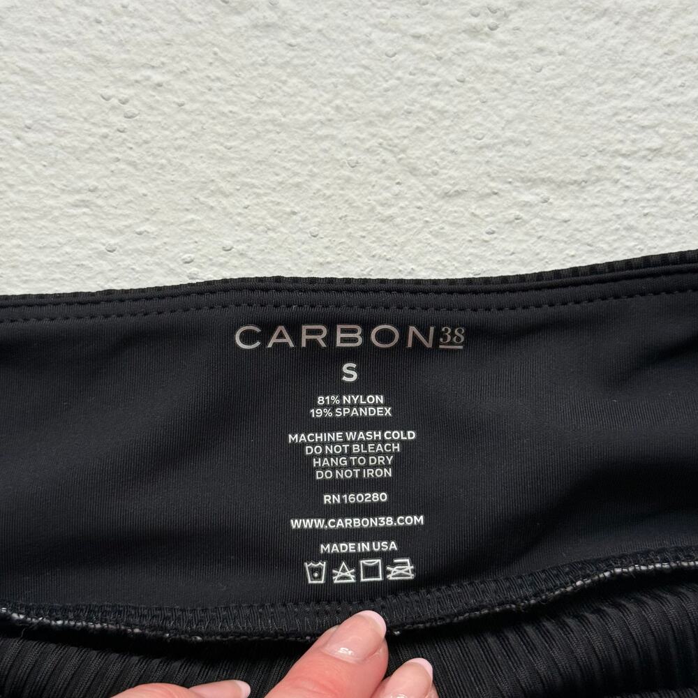 Carbon38 Tennis Skirt in White & Black Built In Shorts, Size Small - Picture 4 of 6